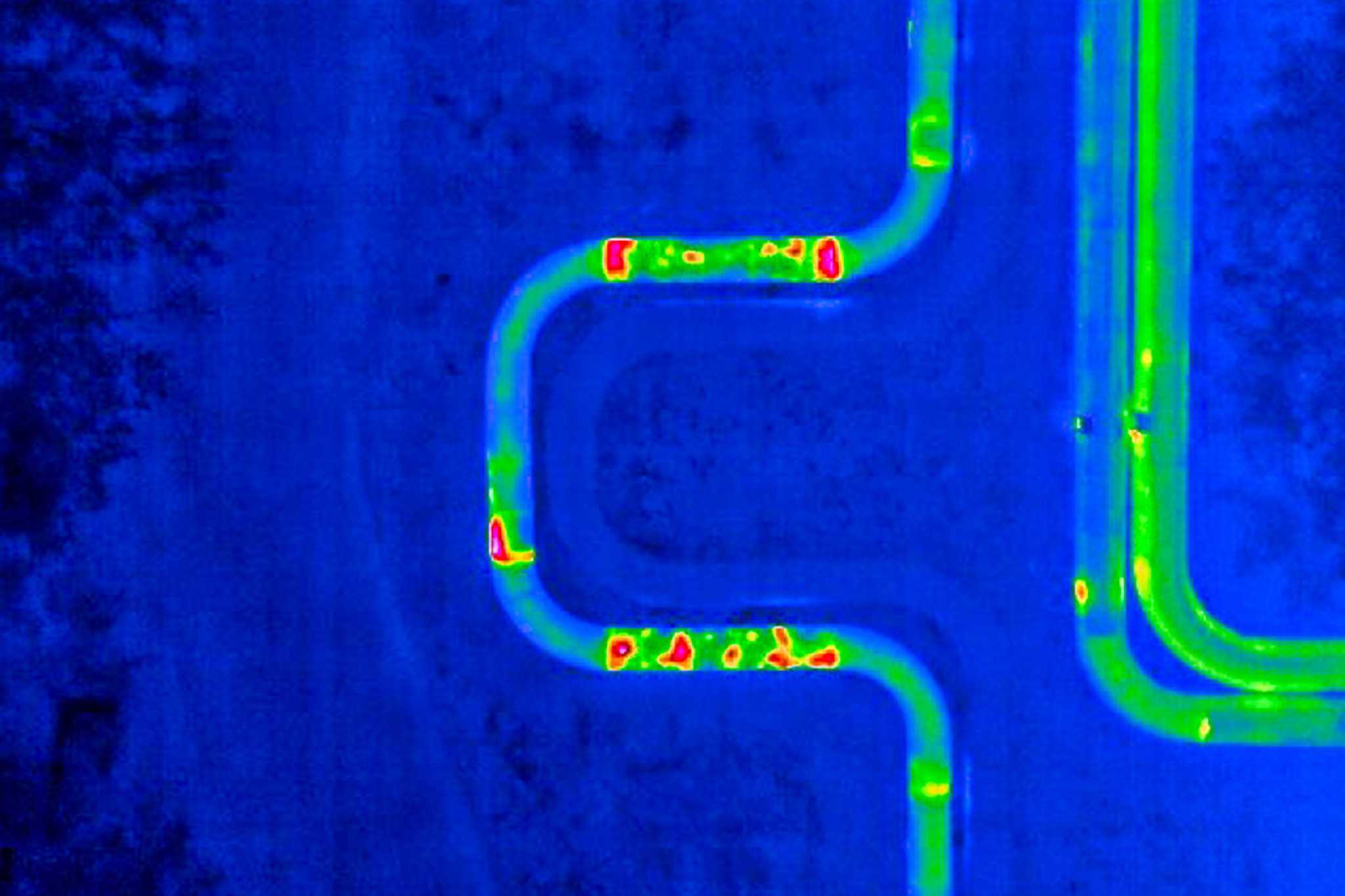 Gas lækage detektion med termisk drone