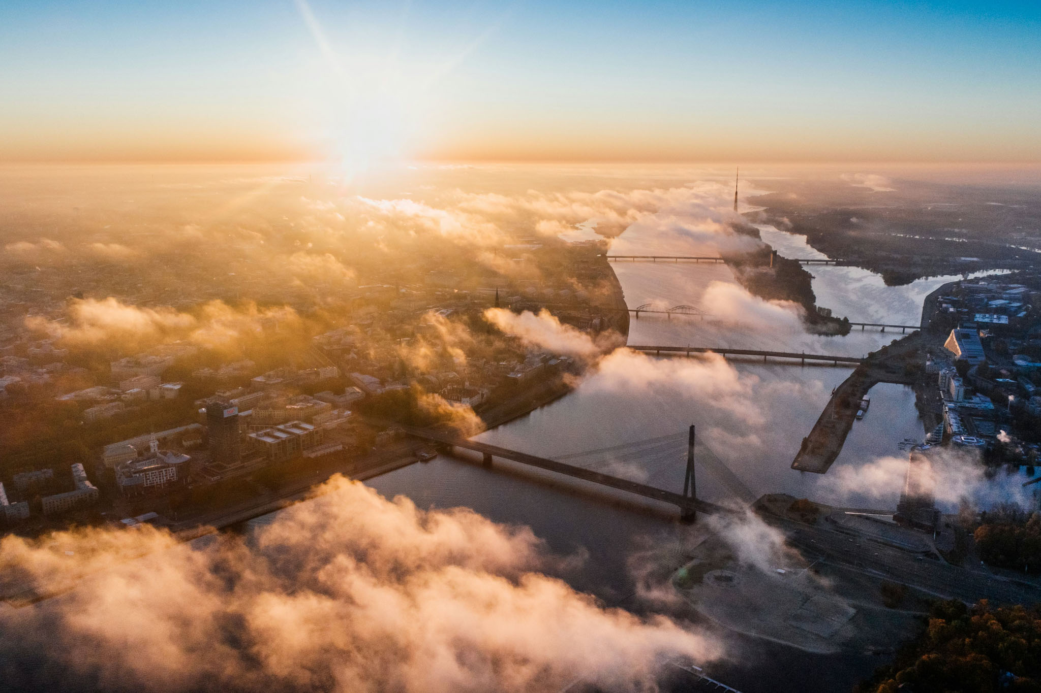 Flot video med drone